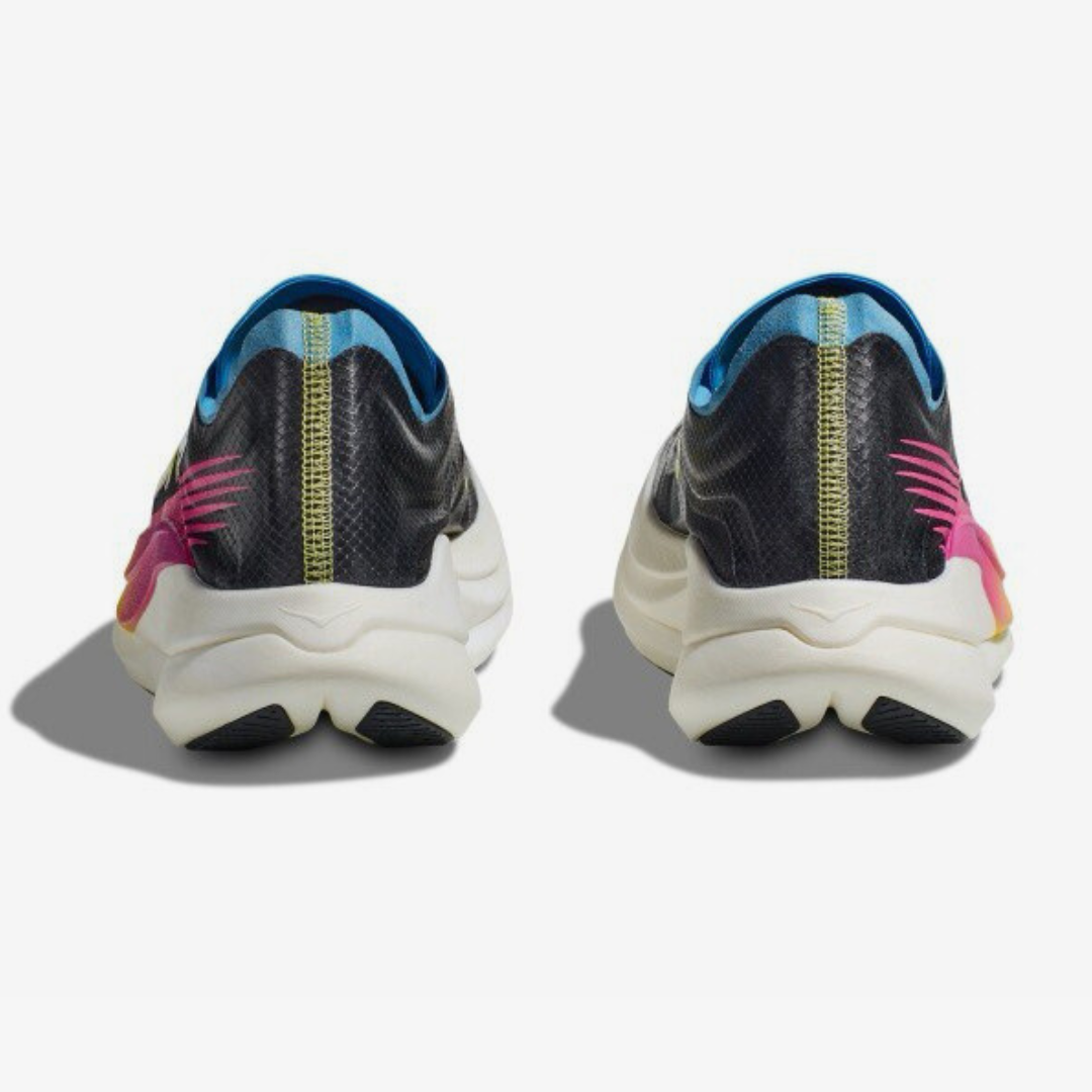 Hoka Rocket X 2 Unisexe™ – Noir Intense avec Couleurs Vibrantes Multiples