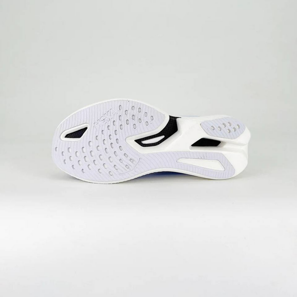 Hoka Cielo X1 Unisexe™ – Blanc Épuré avec Bleu Virtuel Vibrant
