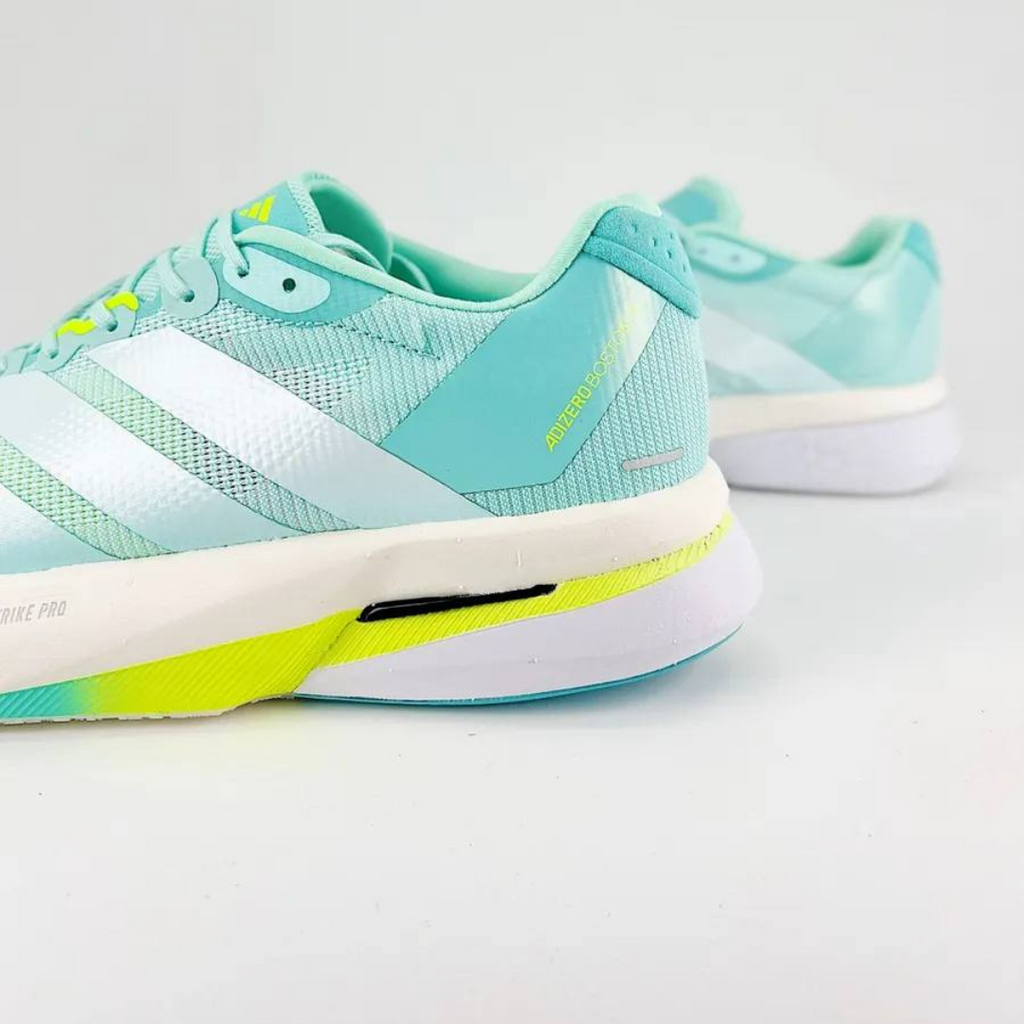 Adidas Adizero Boston 13™ – Aqua Flash avec Métallisé et Vert Citron
