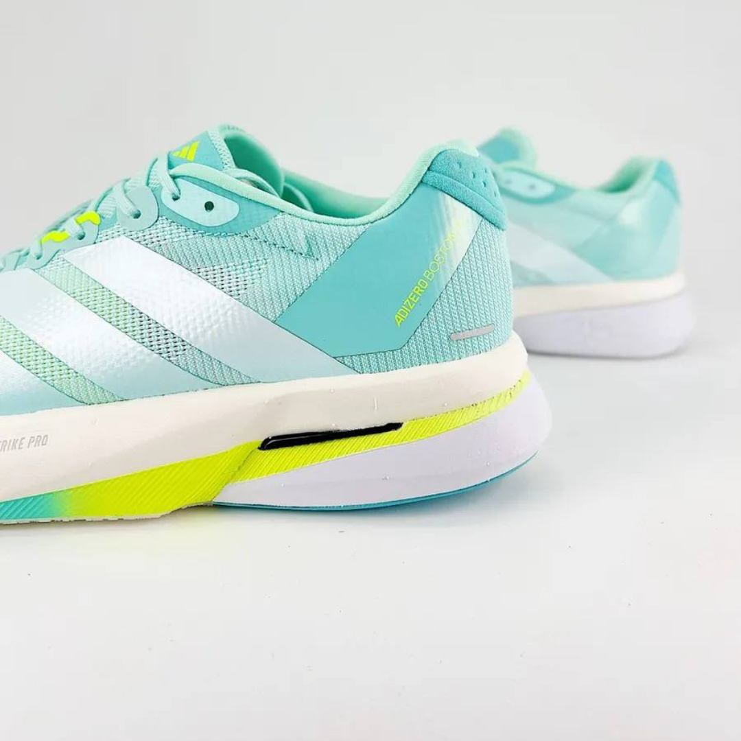 Adidas Adizero Boston 13™ – Aqua Flash avec Métallisé et Vert Citron