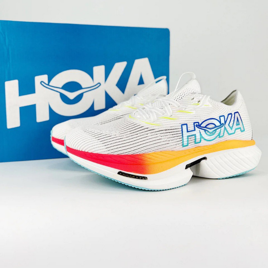Hoka Cielo X1 Unisexe™ – Gel Givré/Cerise Vibrante