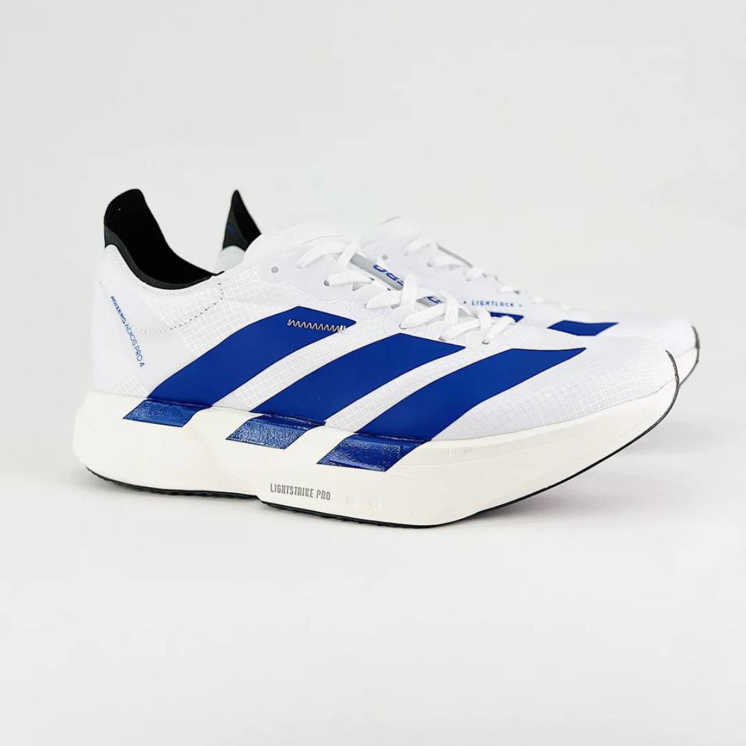 Adidas Adizero Adios Pro 4™ – Blanc/Bleu