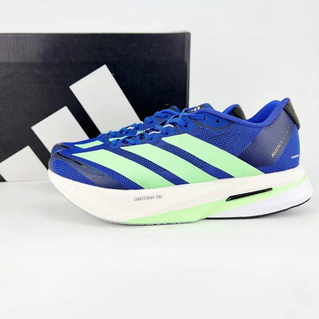 Adidas Adizero Boston 13™ – Bleu marine avec du vert