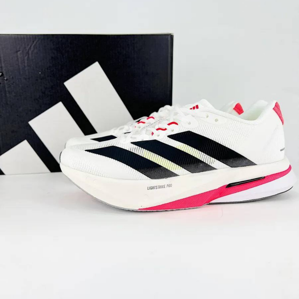 Adidas Adizero Boston 13™ – Blanc et Rouge