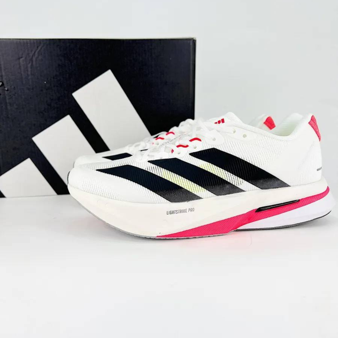 Adidas Adizero Boston 13™ – Blanc et Rouge