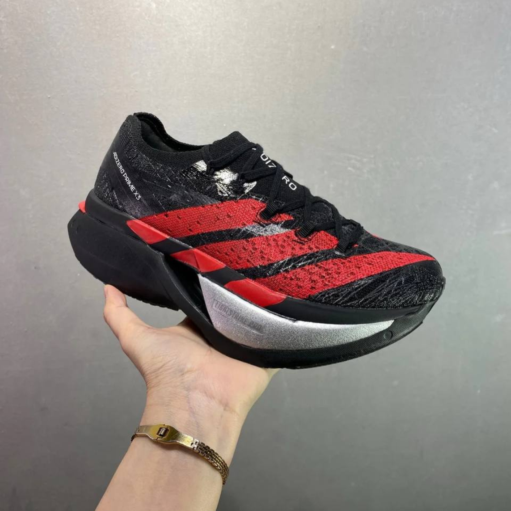 Adidas Adizero Prime X3 Strung™ – Noir avec Rouge