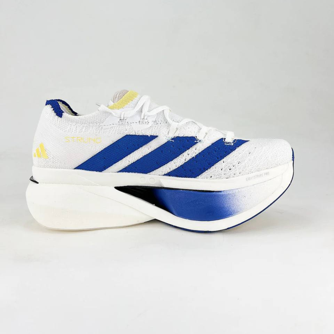 Adidas Adizero Prime X3 Strung™ – Blanc avec Bleu