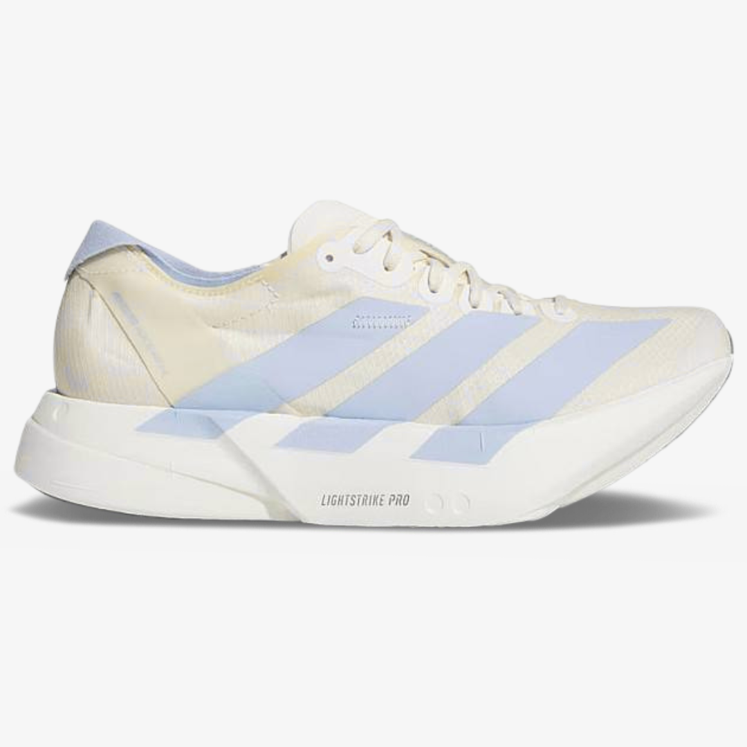 Adidas Adizero Adios Pro 4™ – Beige avec bleu