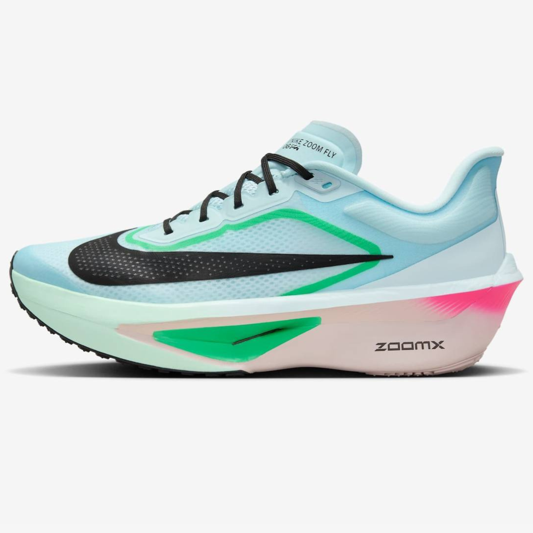 Nike Air Zoom Fly 6™ – Glacier Ice avec Green Strike et Black Shadow