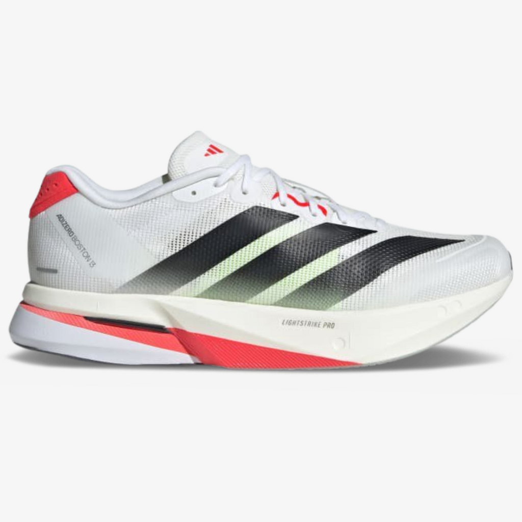 Adidas Adizero Boston 13™ – Blanc et Rouge