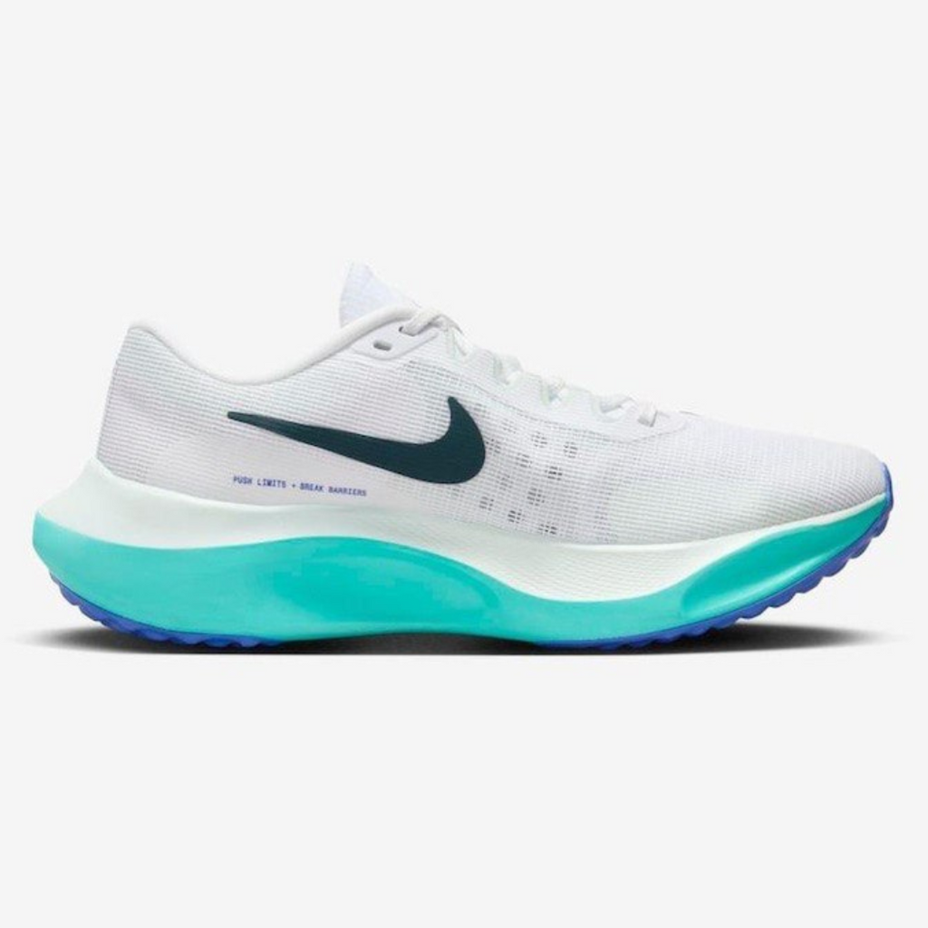 Nike Air Zoom Fly 5™ – Blanc fluorescent avec Bleu océan