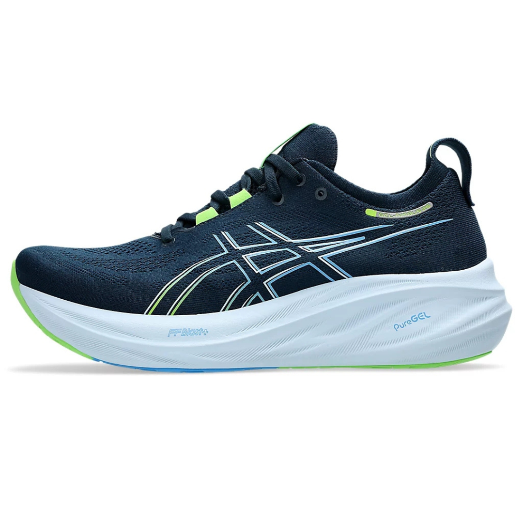 Asics Gel-Nimbus 26™ – Bleu Marine avec Bleu et Vert