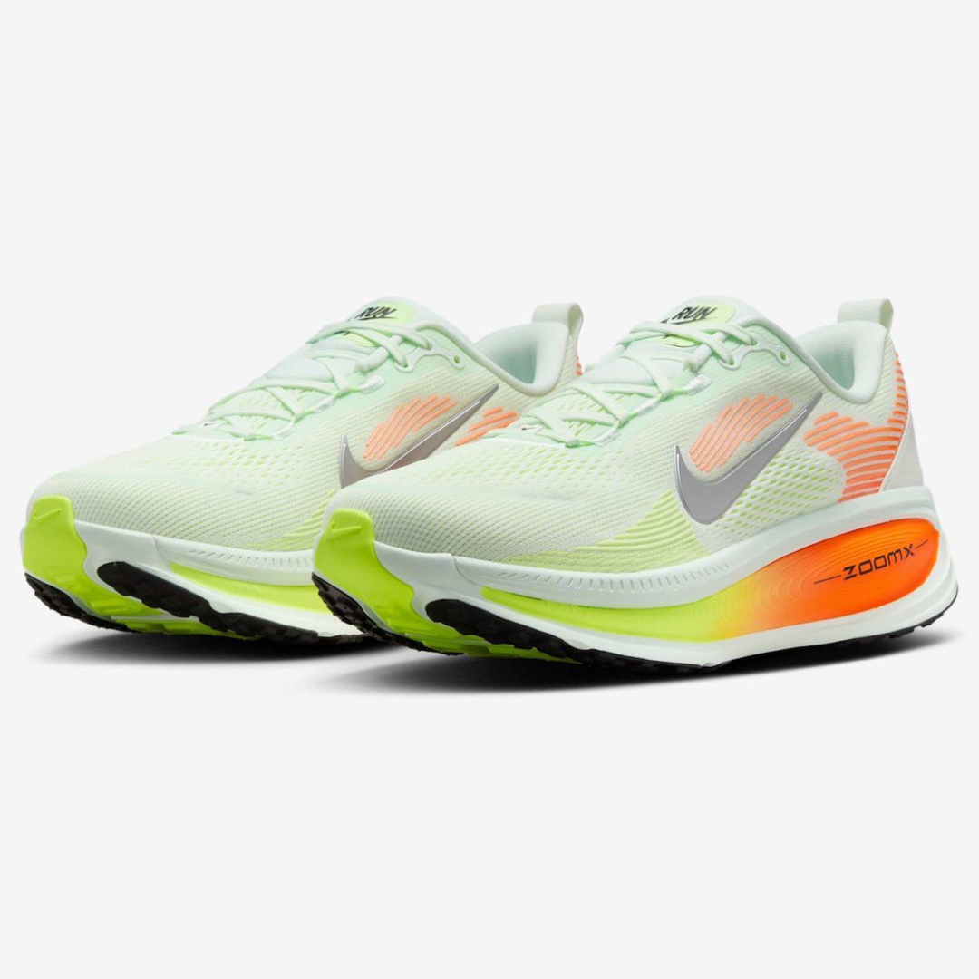 Nike Vomero 18™ – Vert vif avec Orange coucher de soleil