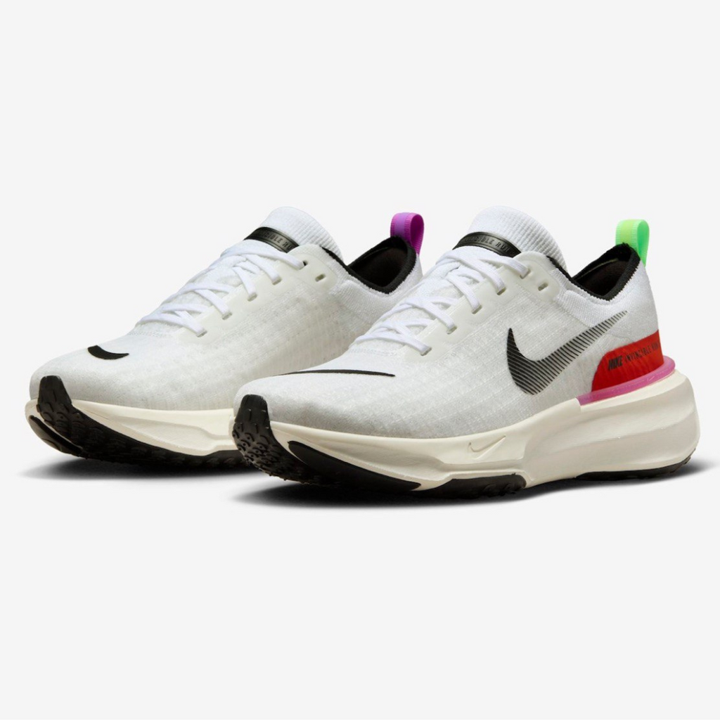 Nike ZoomX Invincible Run 3™ – White Energy avec Lime Blast et Blue Lightning