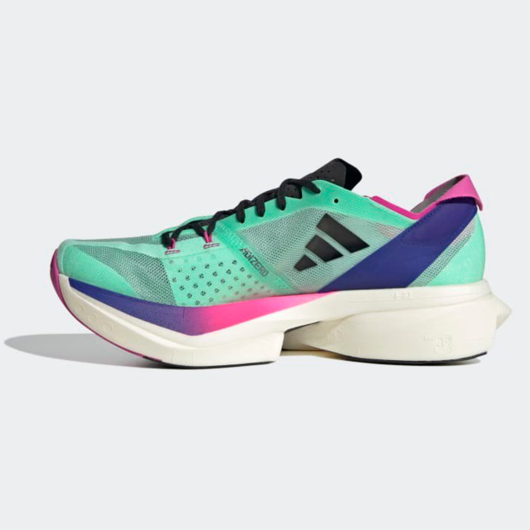 Adidas Adizero Adios Pro 3™ – Vert d'eau avec Noir et Rose