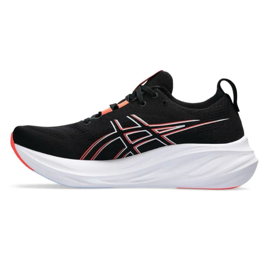 Asics Gel-Nimbus 26™ – Noir avec Blanc et Rouge