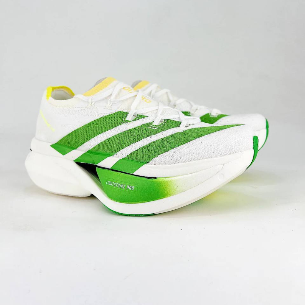 Adidas Adizero Prime X3 Strung™ – Blanc avec Vert