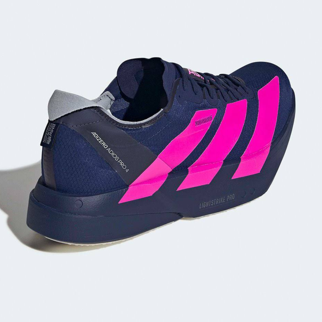 Adidas Adizero Adios Pro 4™ – Bleu marine avec rose