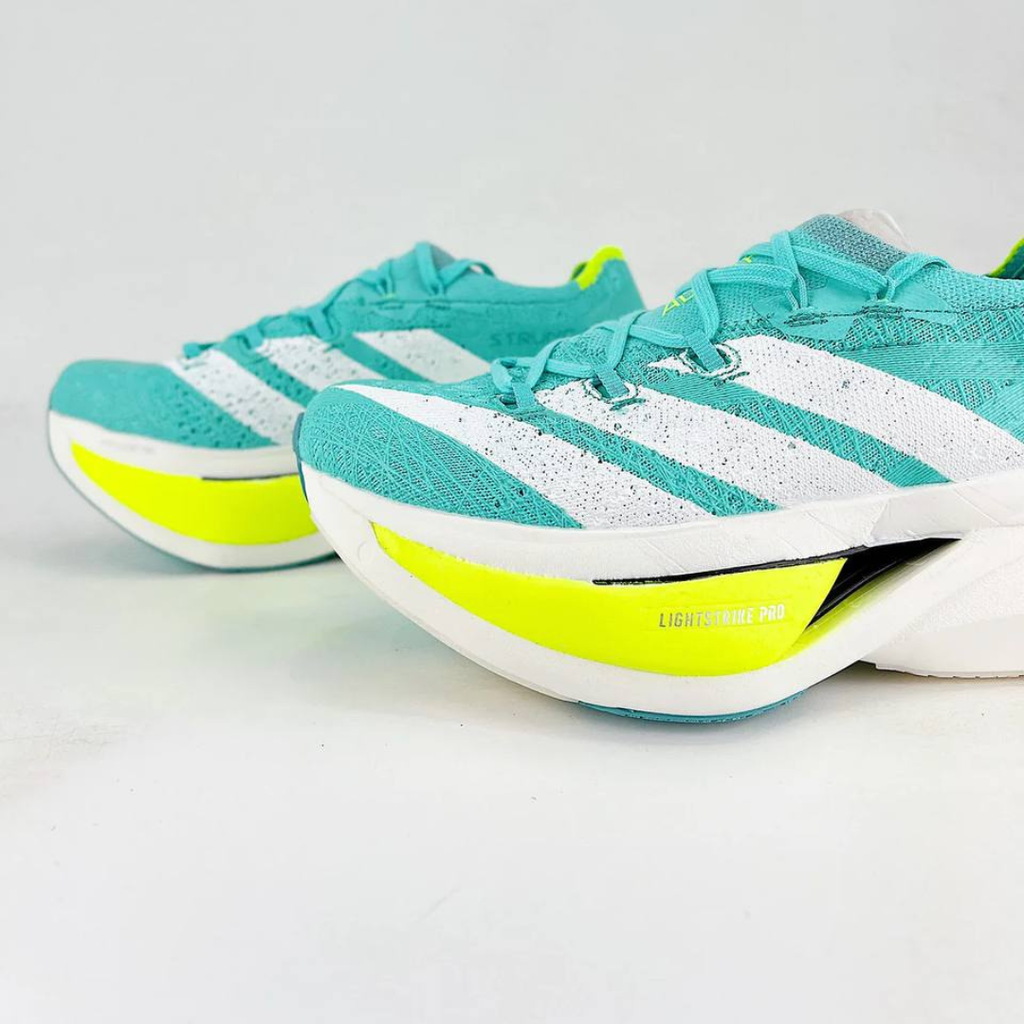 Adidas Adizero Prime X3 Strung™ – Flash Aqua avec Zero Metallic et Lucid Lemon