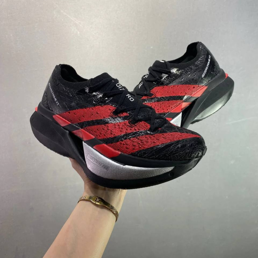 Adidas Adizero Prime X3 Strung™ – Noir avec Rouge