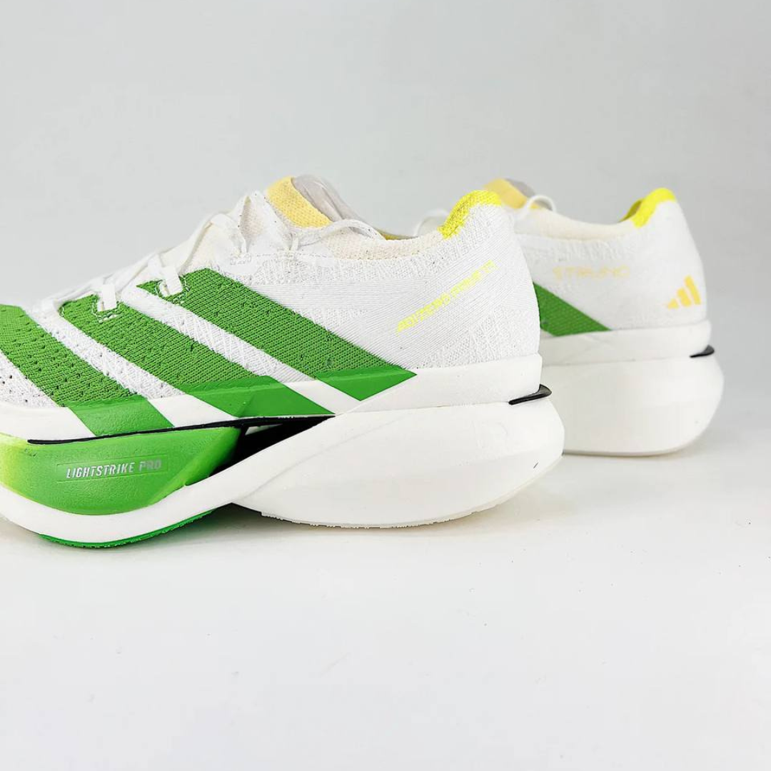 Adidas Adizero Prime X3 Strung™ – Blanc avec Vert