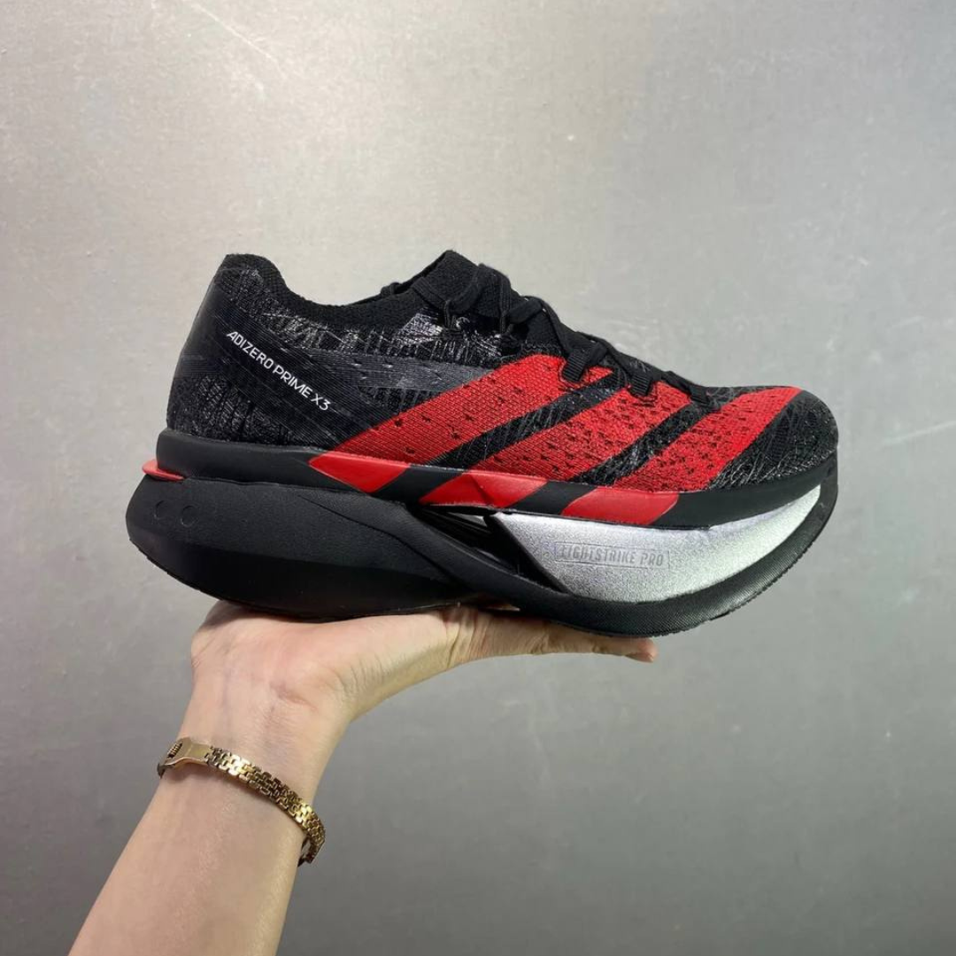Adidas Adizero Prime X3 Strung™ – Noir avec Rouge