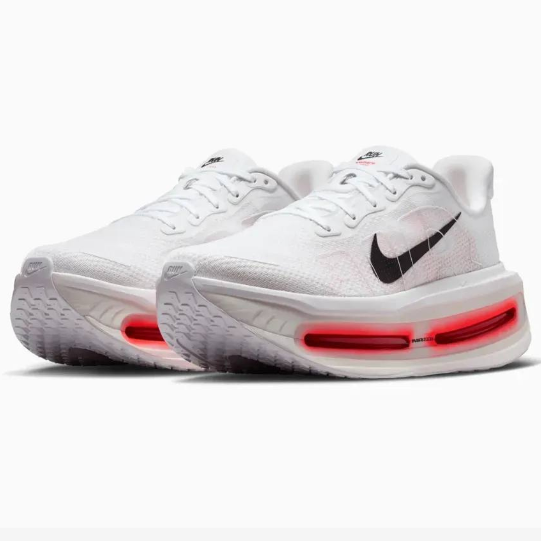 Nike Vomero Premium™ – Blanc brillant avec Cramoisi vif