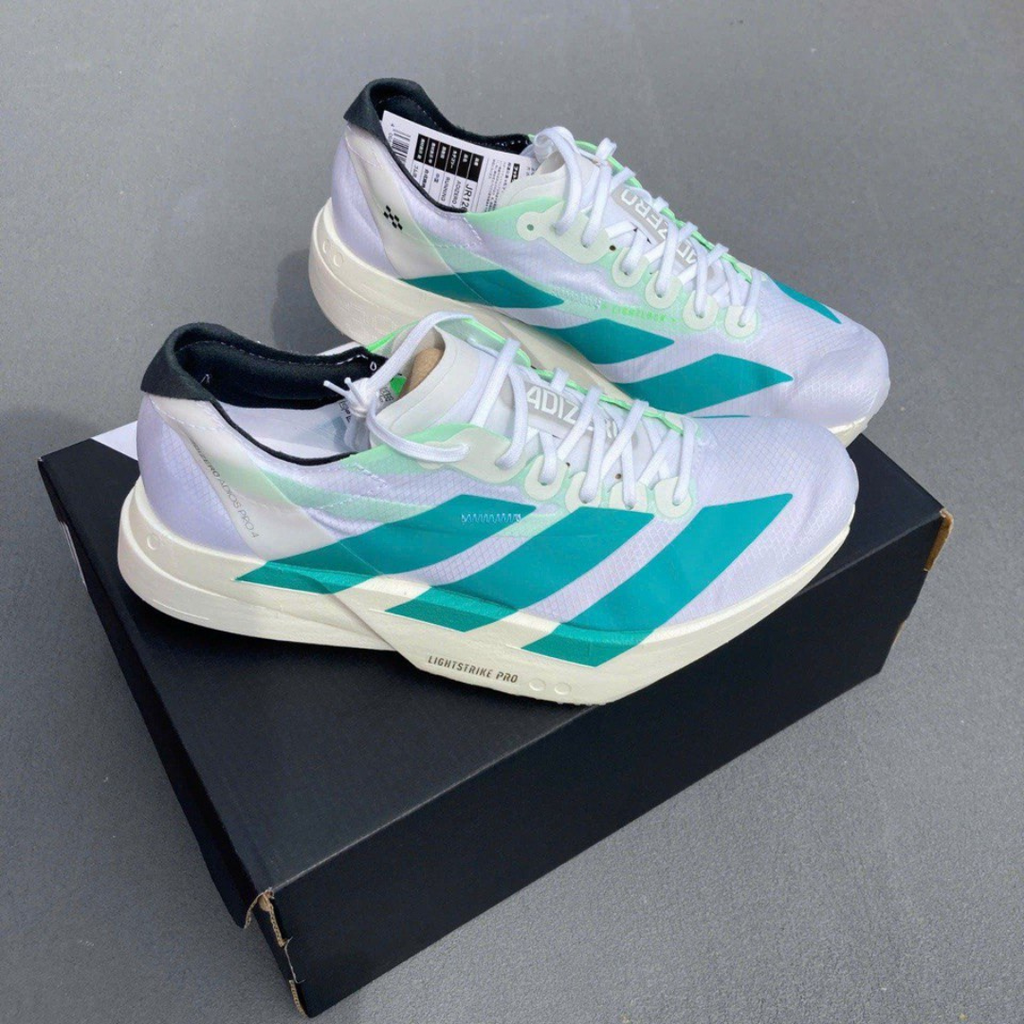 Adidas Adizero Adios Pro 4™ – Blanc avec Vert