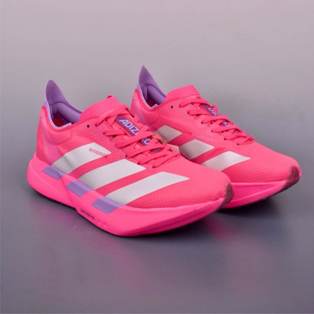 Adidas Adizero Adios Pro 4™ – Rose et blanc