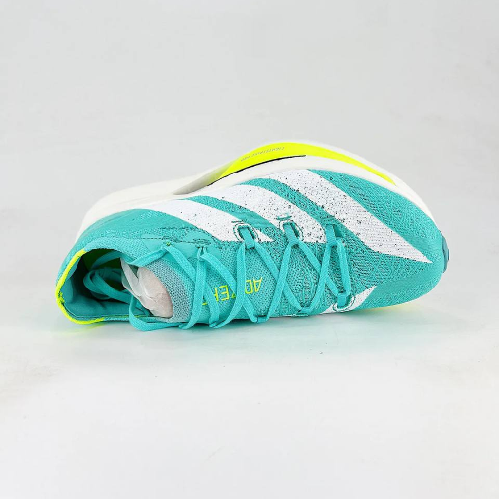 Adidas Adizero Prime X3 Strung™ – Flash Aqua avec Zero Metallic et Lucid Lemon