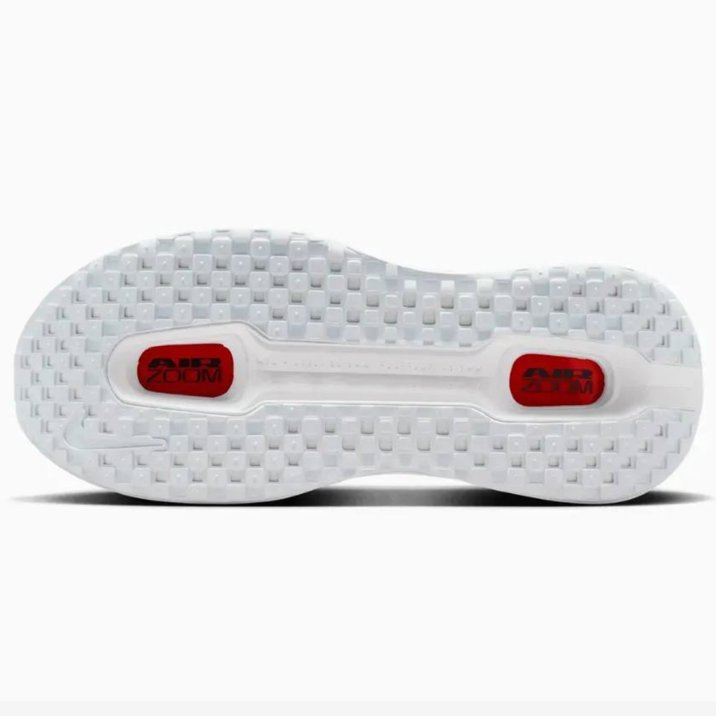 Nike Vomero Premium™ – White Glow with Bright Crimson