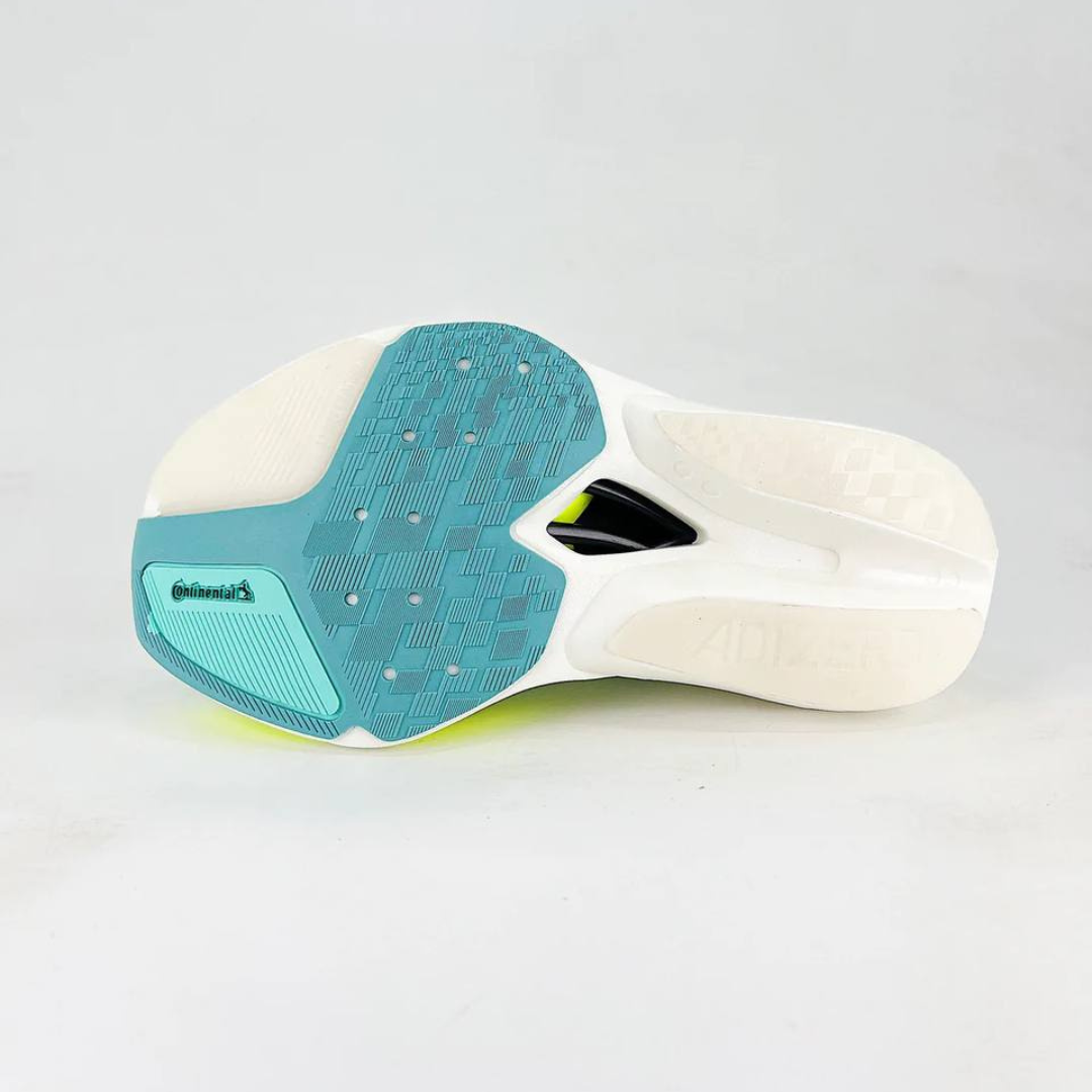 Adidas Adizero Prime X3 Strung™ – Flash Aqua avec Zero Metallic et Lucid Lemon
