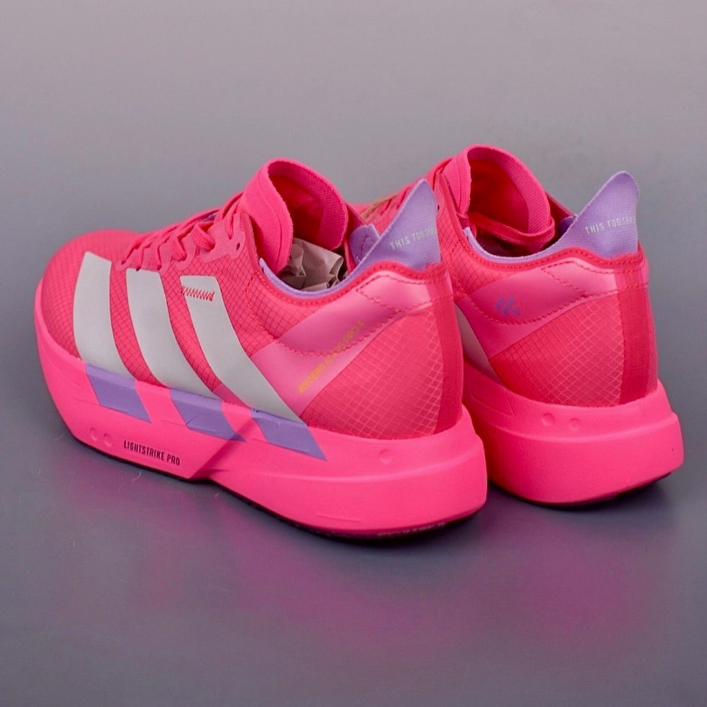 Adidas Adizero Adios Pro 4™ – Rose et blanc