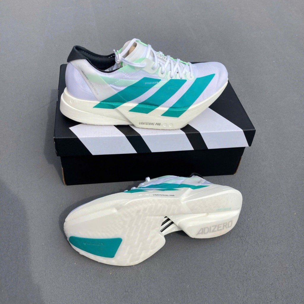 Adidas Adizero Adios Pro 4™ – Blanc avec Vert