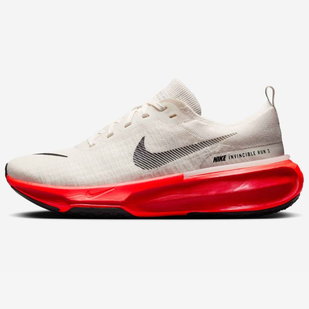 Nike ZoomX Invincible Run 3™ – Blanc Charge avec Cramoisi Néon