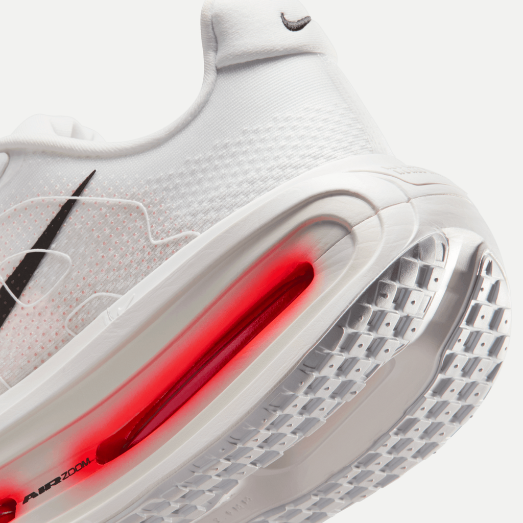 Nike Vomero Premium™ – White Glow with Bright Crimson