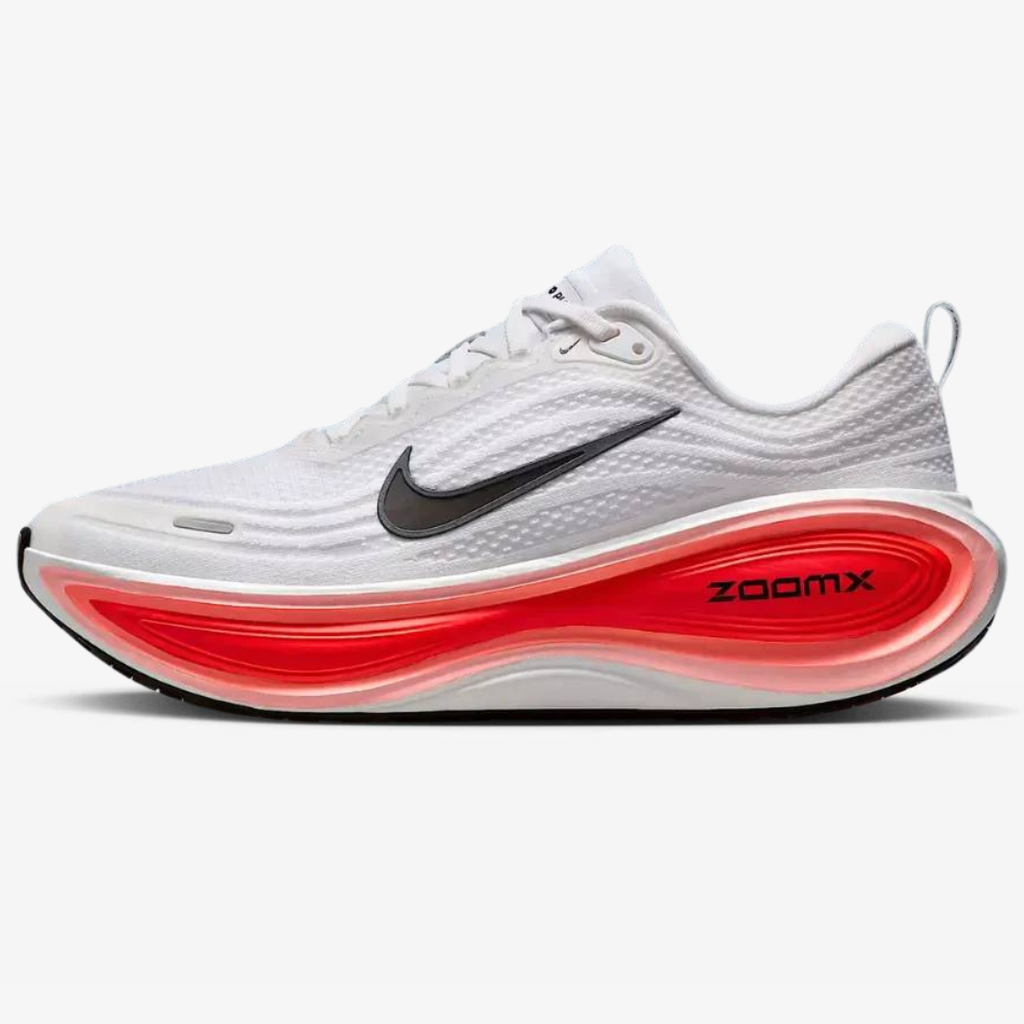 Nike Vomero Plus™ – Blanc Charge c/ Rouge Écarlate