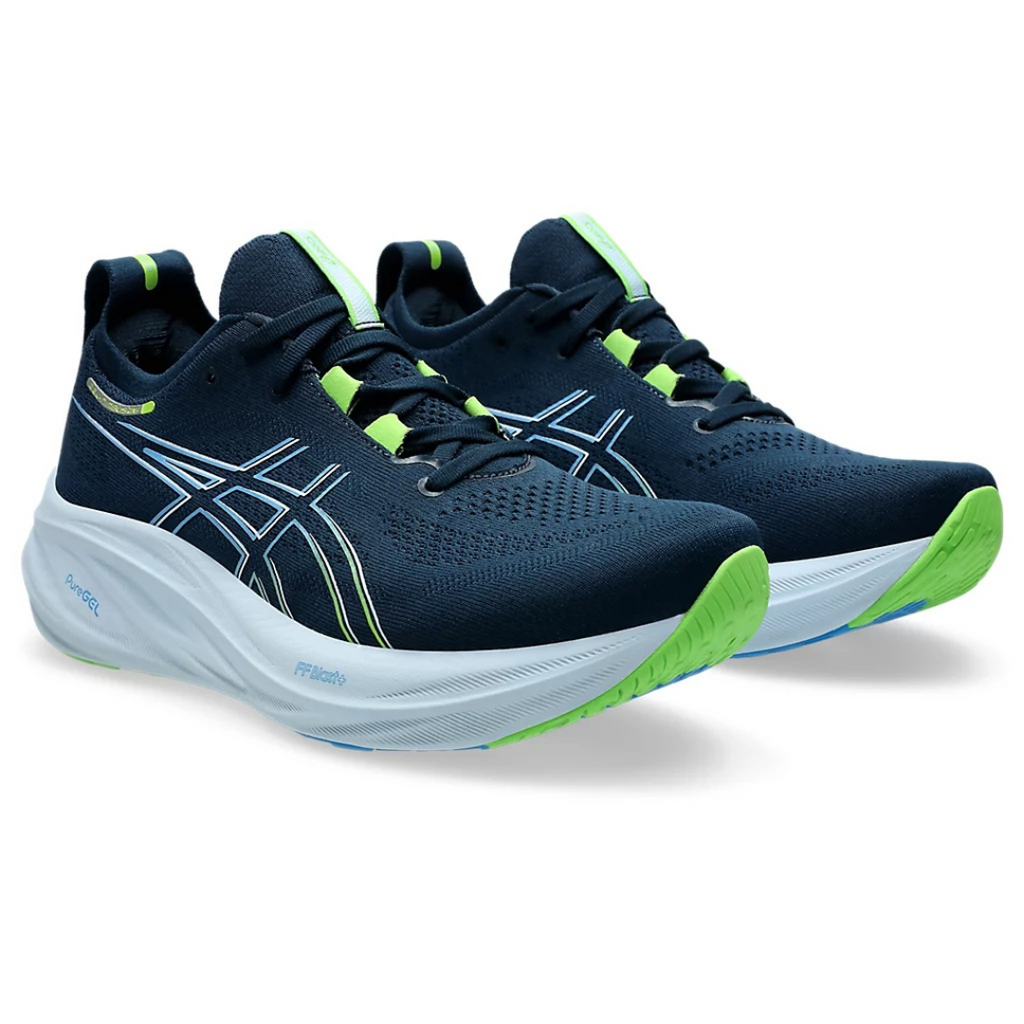 Asics Gel-Nimbus 26™ – Bleu Marine avec Bleu et Vert