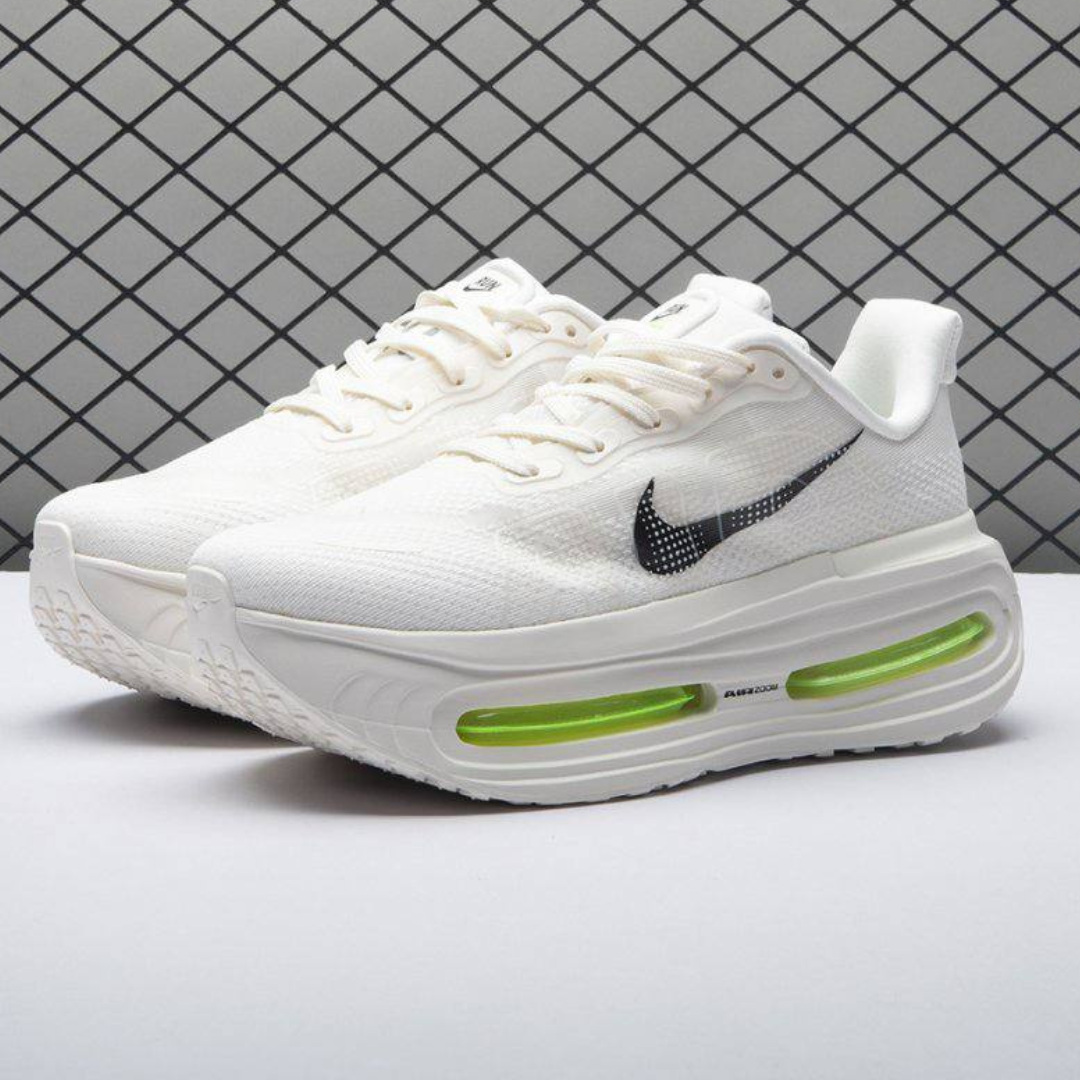 Nike Vomero Premium™ – Blanc brillant avec vert flashy