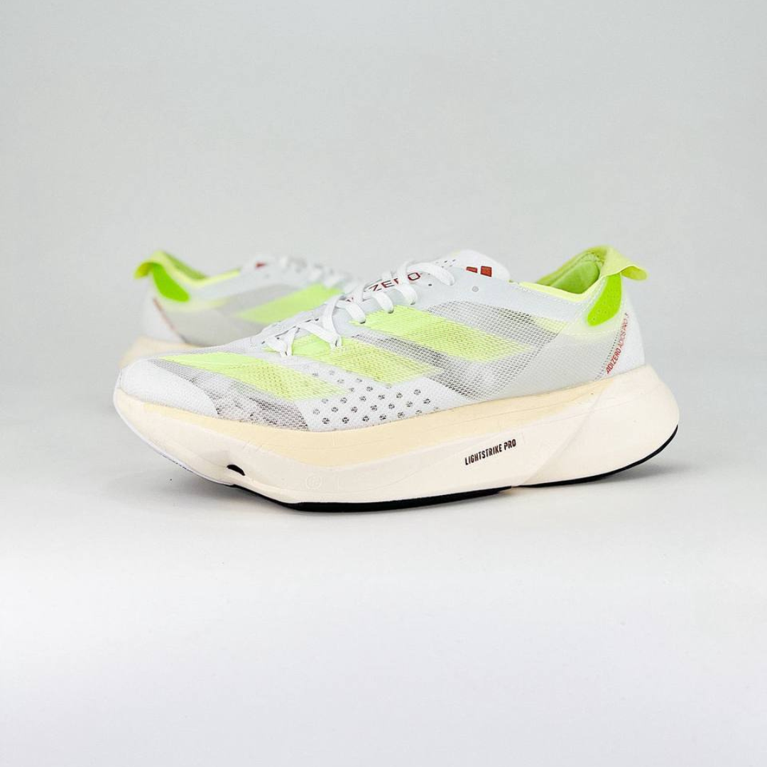 Adidas Adizero Adios Pro 3™ – Blanc/Vert fluo