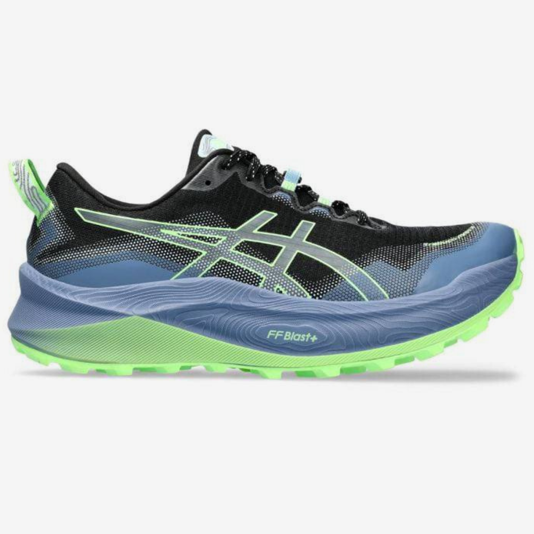Asics Trabuco Max 3™ – Noir avec Bleu et Vert