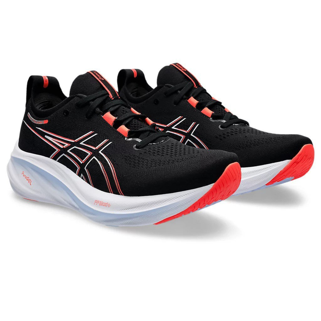 Asics Gel-Nimbus 26™ – Noir avec Blanc et Rouge