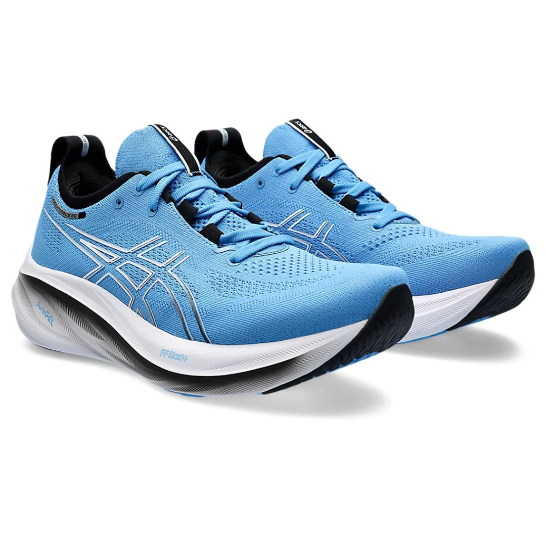 Asics Gel-Nimbus 26™ – Bleu avec Blanc et Noir