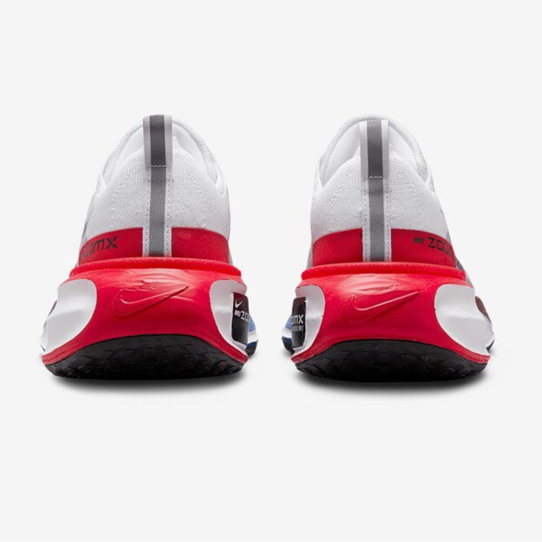 Nike ZoomX Invincible Run 3™ – White Motion avec Blue & Crimson Pulse