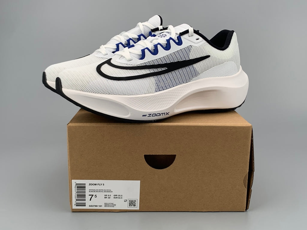 Nike Air Zoom Fly 5™ – Blanc fluorescent avec Bleu océan