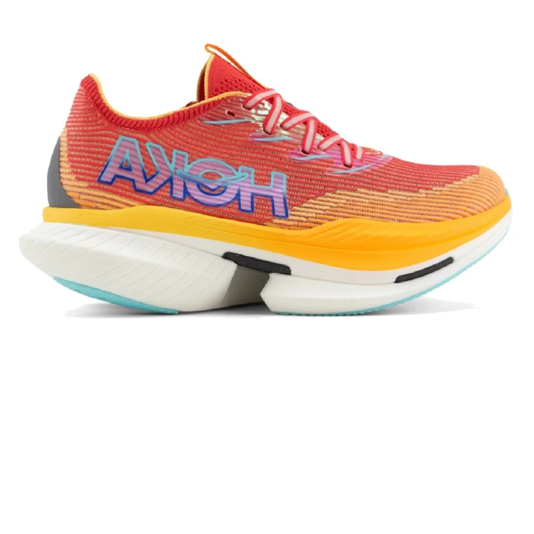 Hoka Cielo X1 Unisexe™ – Cerise Vibrante avec Éclat Solaire Radieux
