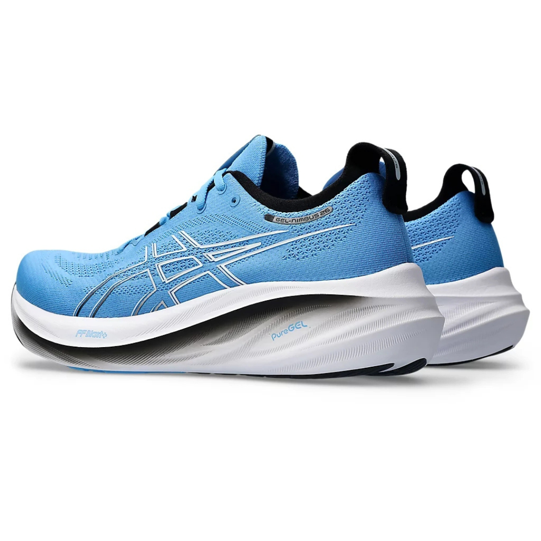 Asics Gel-Nimbus 26™ – Bleu avec Blanc et Noir