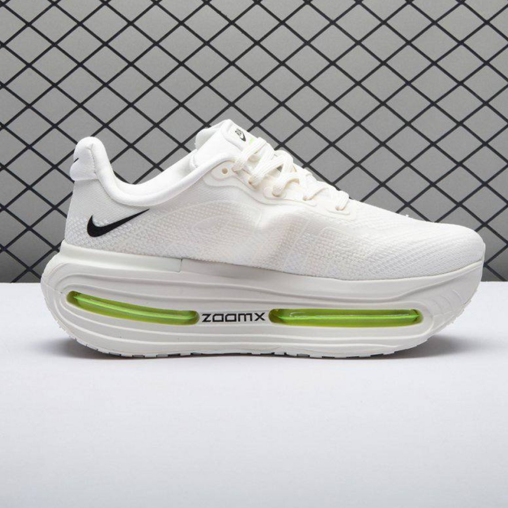 Nike Vomero Premium™ – Blanc brillant avec vert flashy