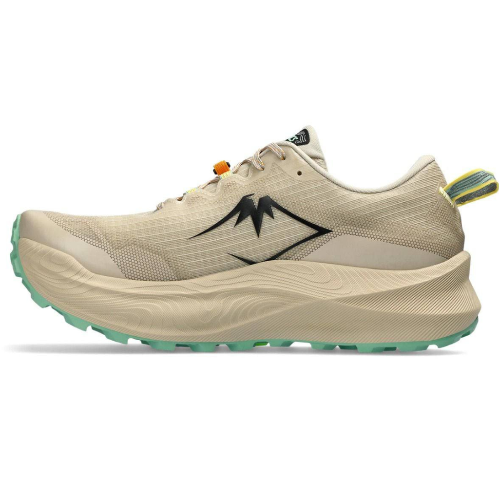 Asics Trabuco Max 3™ – Beige avec orange et vert
