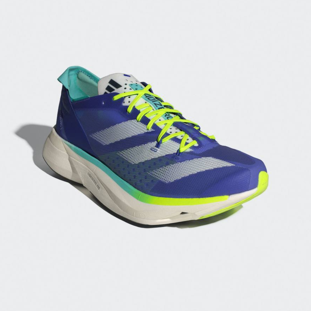 Adidas Adizero Adios Pro 3™ – Bleu Royal avec Vert Néon